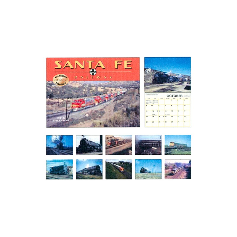6908-0754 / 2016 Santa Fe Railway Kalender
