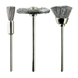 pg-M.4020 3 assorted steel brushes