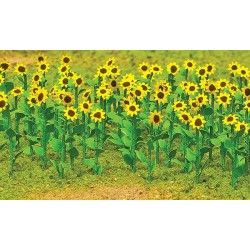 HO Sunflowers 1 2.5cm Tall 16 - 373-95523