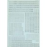 460-90034 HO Roman - Condensed Letters  Nr