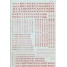 460-90035 HO Roman - Condensed Letters  Nr
