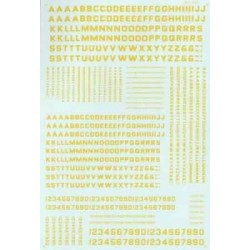 460-90056 HO Block Gothic - Letters and Numbers
