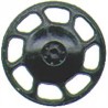 380-2043 HO Brake Wheel Universal blk