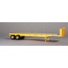437-5010 HO 40' Trailmobile Flatbed Trailer yellow