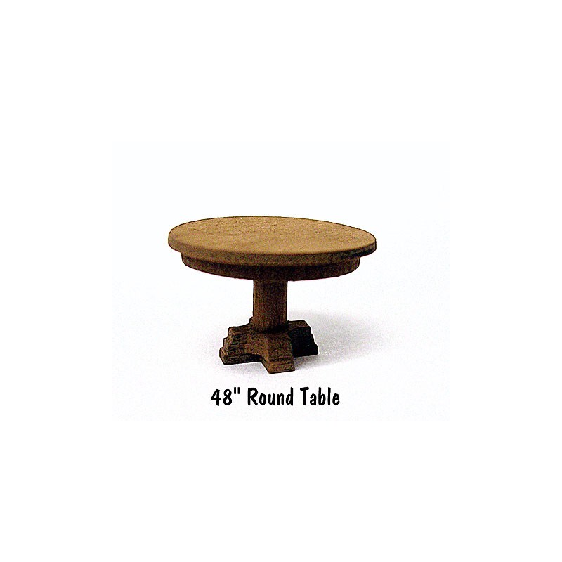 464-23022 HO Round Table Laser-Cut Wood Kit pkg4