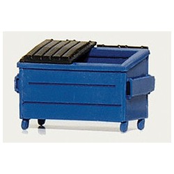 331-8003 HO Trush Dumpsters  blue