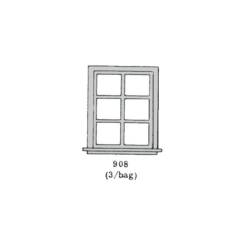 HO Window 19 x 23mm
