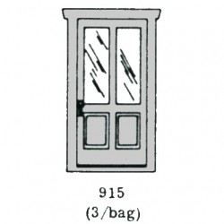 HO 2-Panel Door 13.4 x 25.3