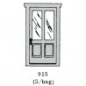 HO 2-Panel Door 13.4 x 25.3