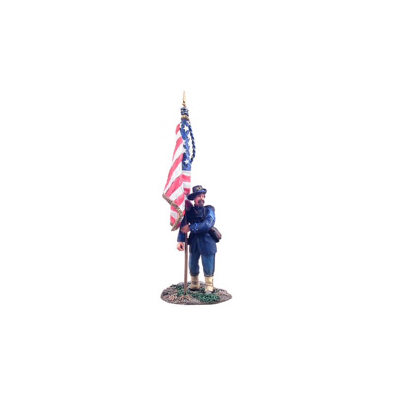 wbr-31099 1/30 Union Infantry Iron Brigade Flagbea