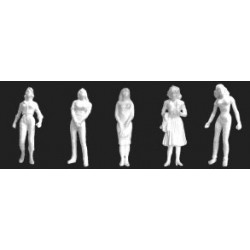 1/100 Female Figures (10) white - 373-97108_18523
