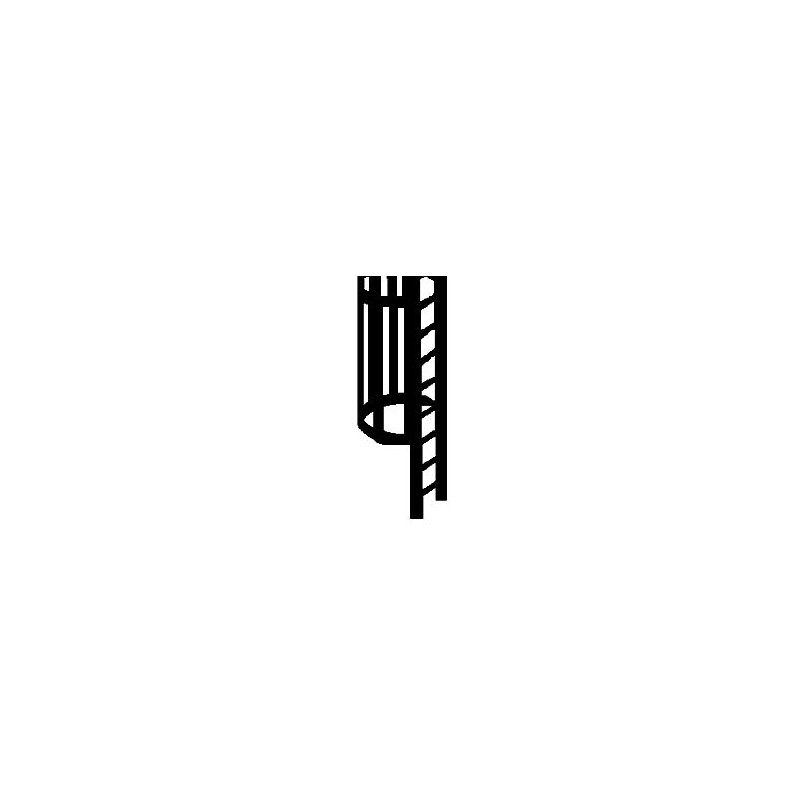HO Notleiter - Cage  Ladder Set