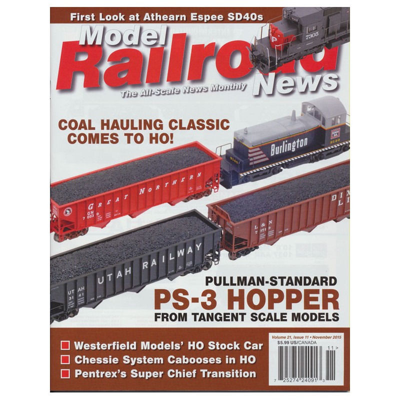 20153611 Model Railroad News 2015 / 11