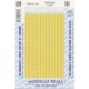 460-PS-6-1/16 Parallel Stripes yellow 1/16