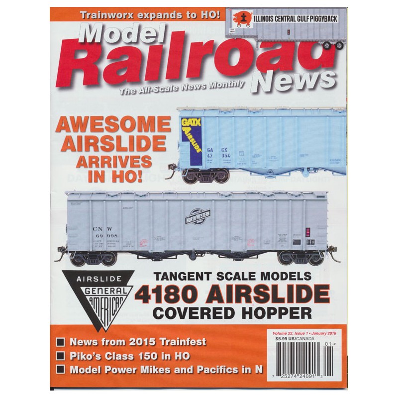 20163601 Model Railroad News 2016 / 1