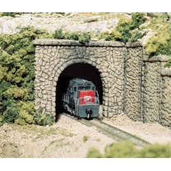 N Tunnelportal Stein (einspurig) Random Stone_2466