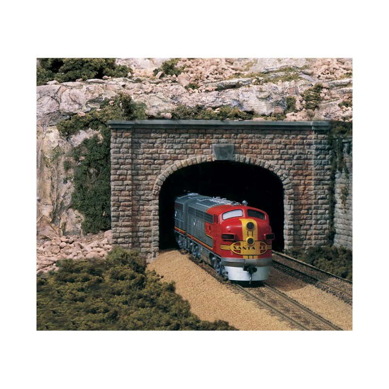 N Tunnelportal Stein  zweispurig