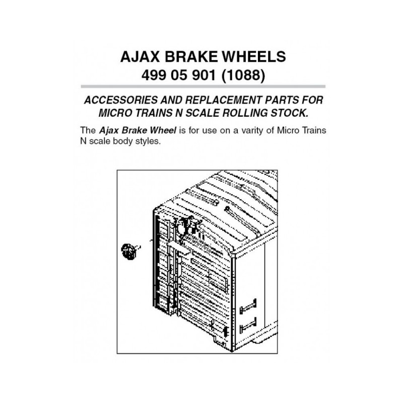 489-499.05.901 N Brake Wheels horizontal 12 ea