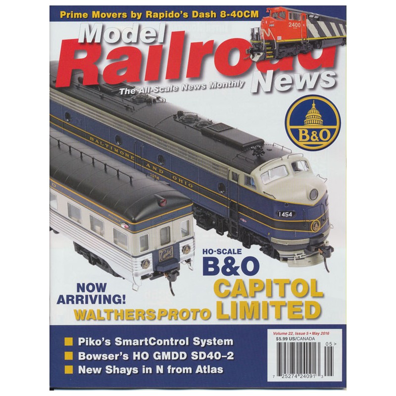 20163605 Model Railroad News 2016 / 5