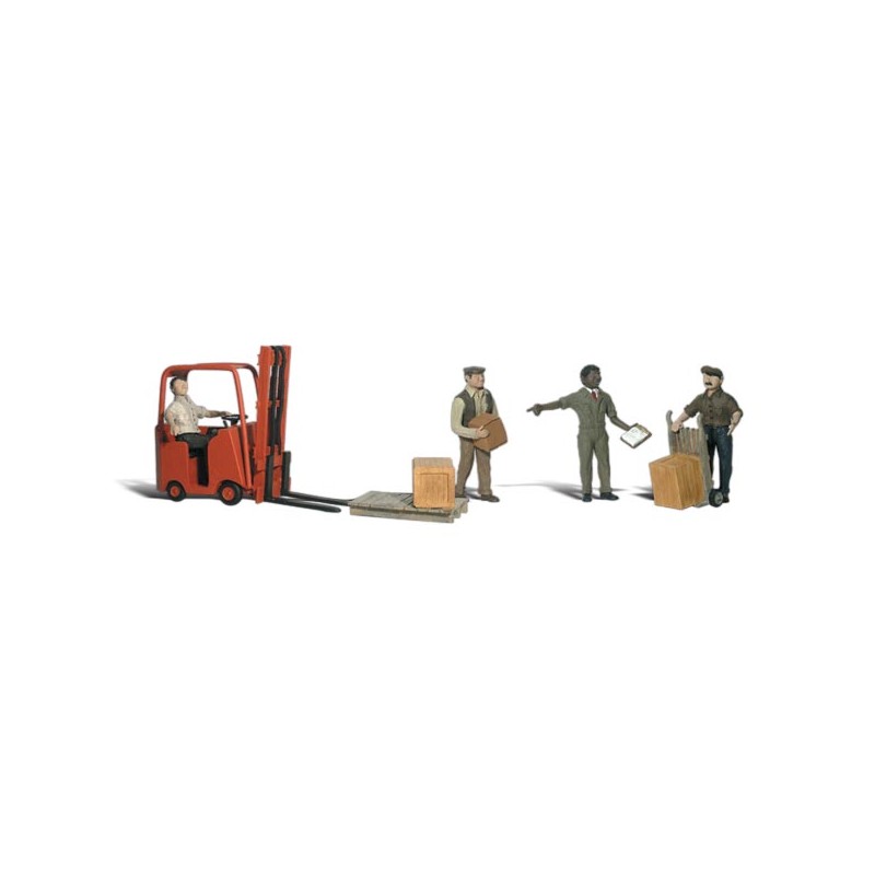 N Workers with Forklift