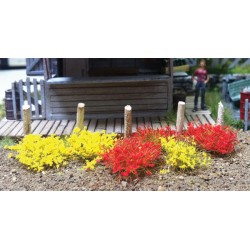 160-31034 6mm tufts 100 yellow and red