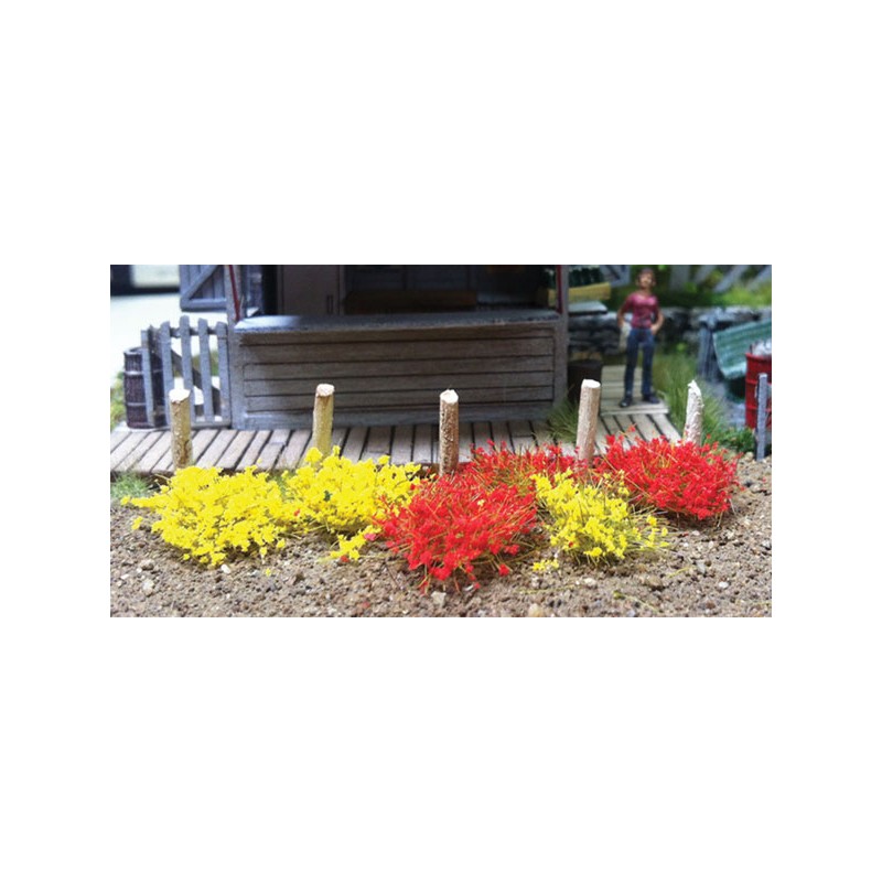 160-31034 6mm tufts 100 yellow and red