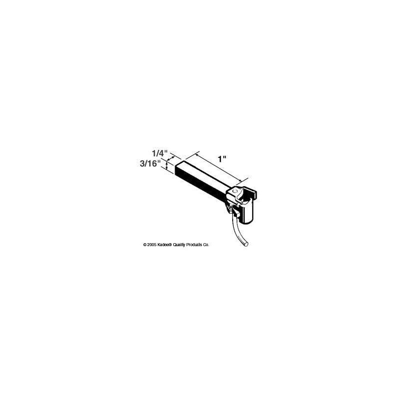 380-822 1-Scale Stationary Coupler - Straight Sh