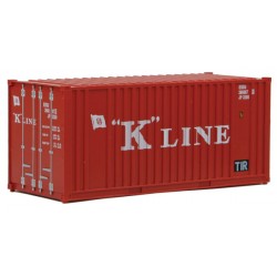 949-8013 HO 20' Container w/Flat Panel K-Line re
