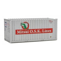 949-8014 HO 20' Container w/Flat Panel Mitsui OSK