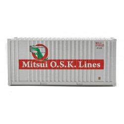 949-8014 HO 20' Container w/Flat Panel Mitsui OSK