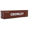 949-8261 HO 40' Hi-Cube Container Crowley brown