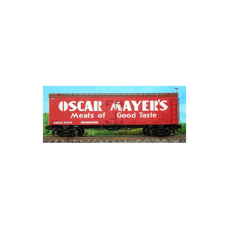 O 2-RL 36' Wood Reefer Car Oscar Mayer's  5004