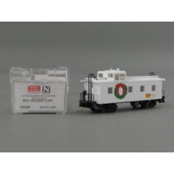N 36' Riveted Steel Side Caboose MTL Holiday Car 2