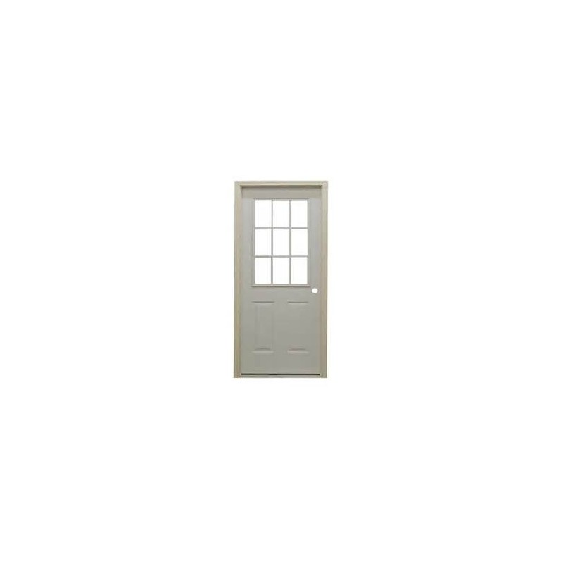 650-2364 HO Steel Door with 9 lite window