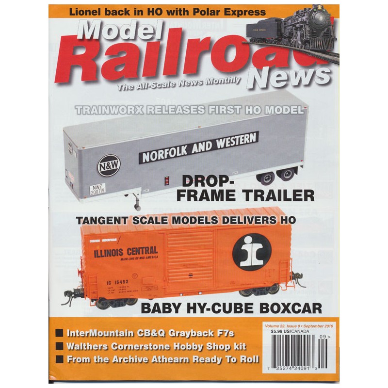20163609 Model Railroad News 2016 / 9