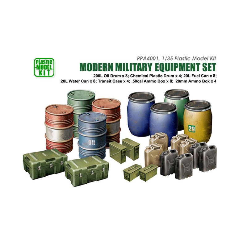 JWM-4001 1:35 Modern Military Equipment Set_31556
