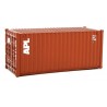 949-8061 HO 20' Corr.Side Container APL brown wh