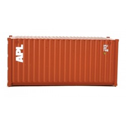 949-8061 HO 20' Corr.Side Container APL brown wh