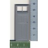 O Tür - 4 PANEL DOOR/FRAME/TRANS TTG-2035