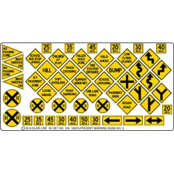 184-106 HO Warning Signs