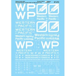 N Decal Western Pacific WP-50'  60' Boxcar
