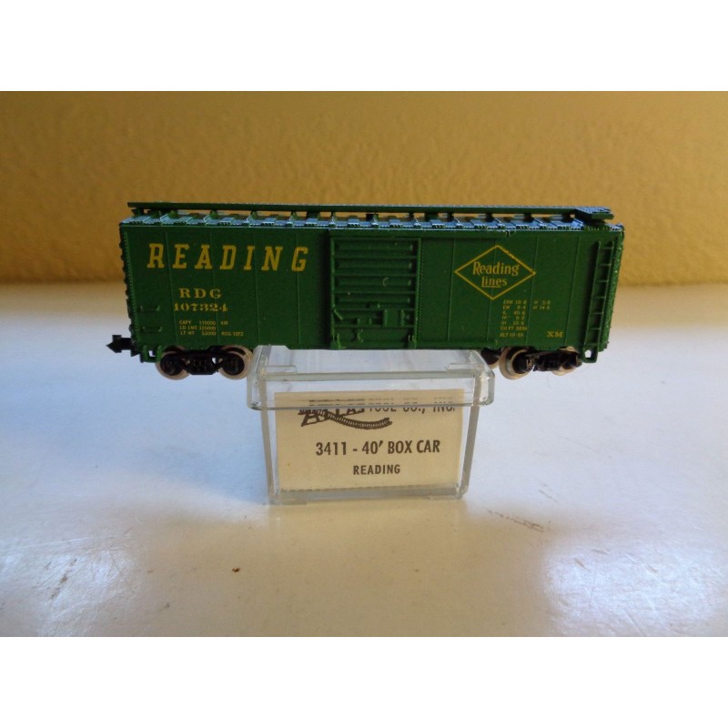 150-3411 N 40' Box Car Reading