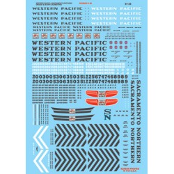 460-87-26 HO Western Pacific Diesels 1950-1970 u
