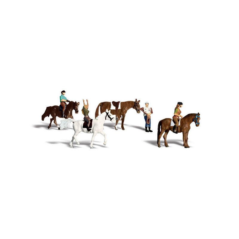 HO Freizeit Reiter - Horseback Riders