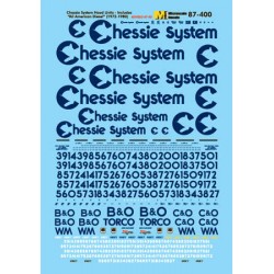 N Decal Chessie System Diesels 1972-1987-D