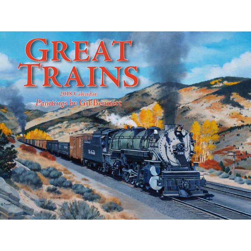 6908-1652 / 2018 Great Trains Kalender