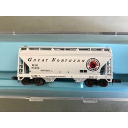 150-3904 N ACF two bay hopper Great Northern