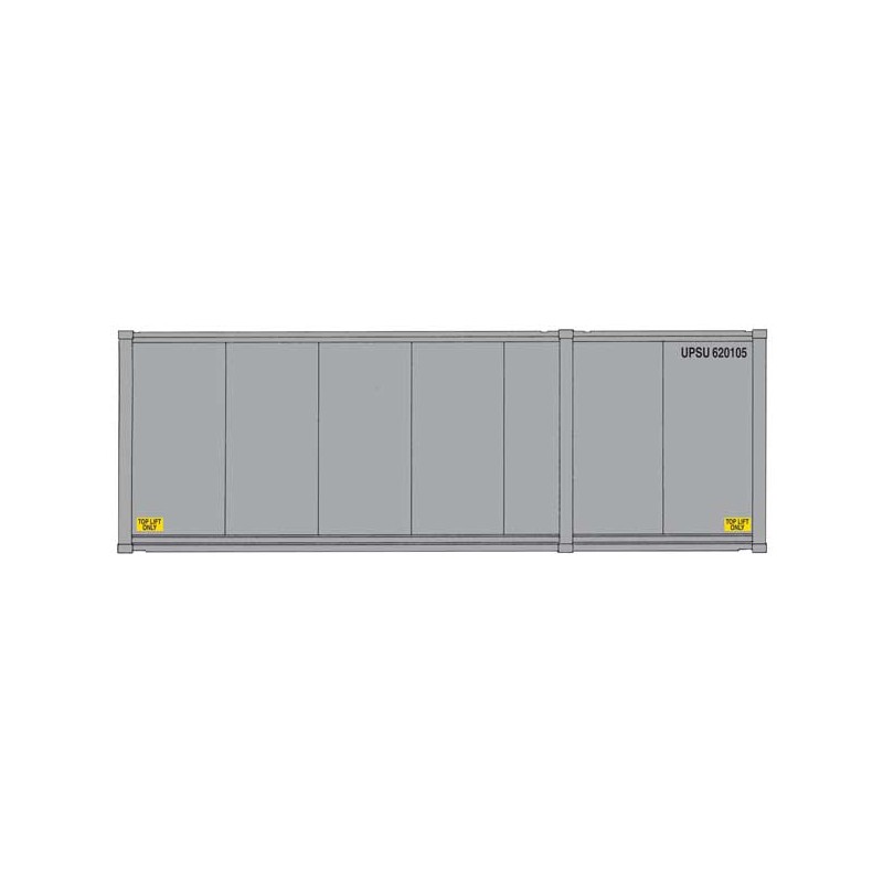 949-8600 HO 28' Container with Chassis 2-Pack - As