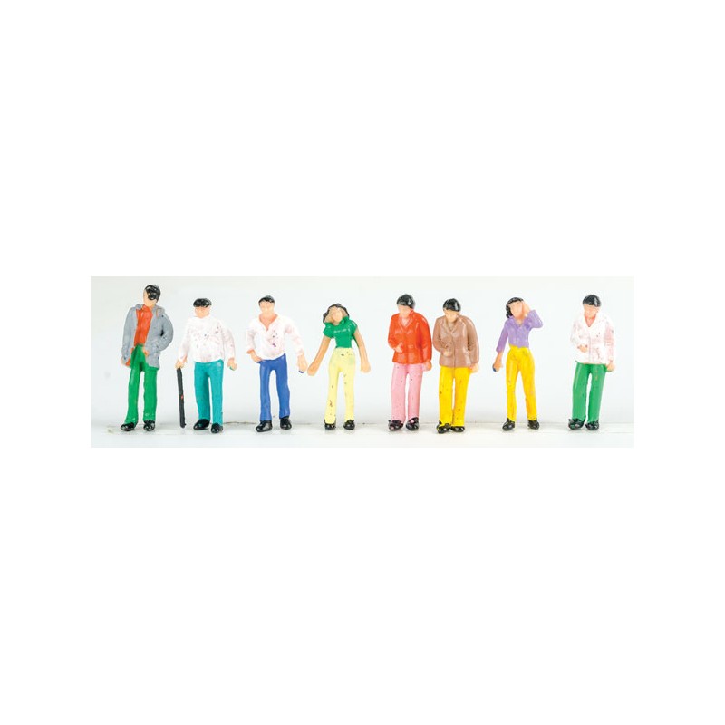 374-432 O Standing People 50 painted Figures