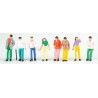 374-432 O Standing People 50 painted Figures